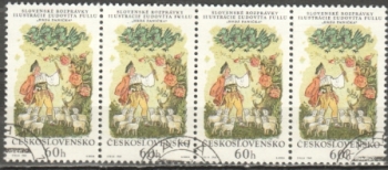 1735 čtyřpáska vodorovně ● - 1968